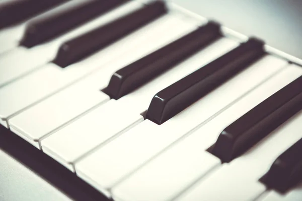 Professionelle Digitale Midi Tastatur Zum Musizieren Klaviertasten Focus Remix Musik — Stockfoto