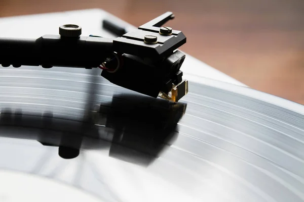 Estéreo Giratória Vinil Record Player Analógico Retro Vintage — Fotografia de Stock