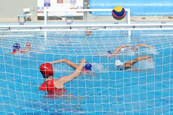 Atenas Outubro 2012 Campeonato Feminino Pólo Aquático Mulheres Jogam Pólo — Fotografia de Stock