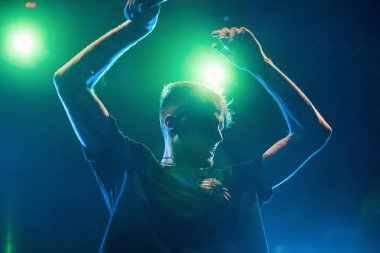 Moskova - 10 Kasım, 201: Colson makineli tüfek Kelly yeni albümü genel kabul Yotaspace Club hediye olarak bilinen Baker