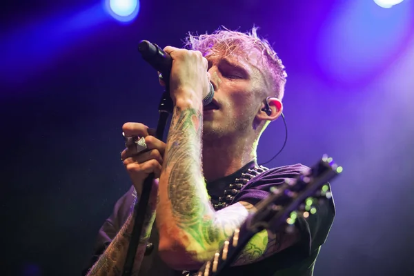 Moscow Novembro 201 Colson Baker Conhecido Como Machine Gun Kelly — Fotografia de Stock