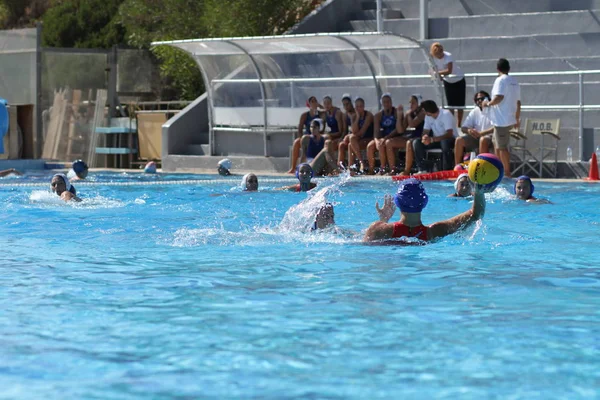 Athènes Octobre 2012 Championnat Water Polo Féminin Les Femmes Jouent — Photo