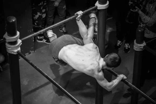 Moscú Marzo 2017 Enfriar Entrenamiento Del Campeonato Arena Dioses Gimnasio —  Fotos de Stock