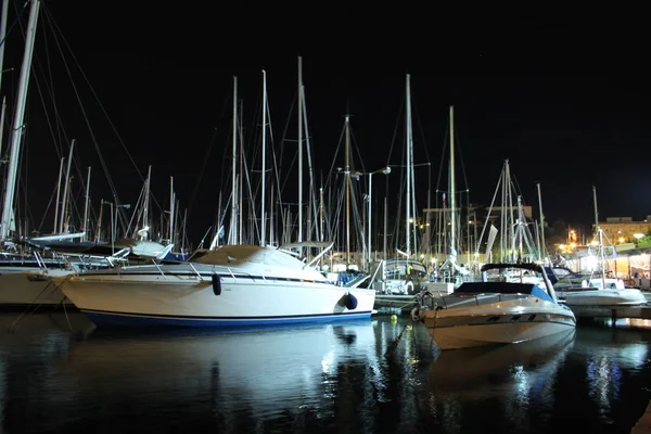 Włochy Genova Października 2018 Port Starego Miasta Popularny Obszar Turystyczny — Zdjęcie stockowe