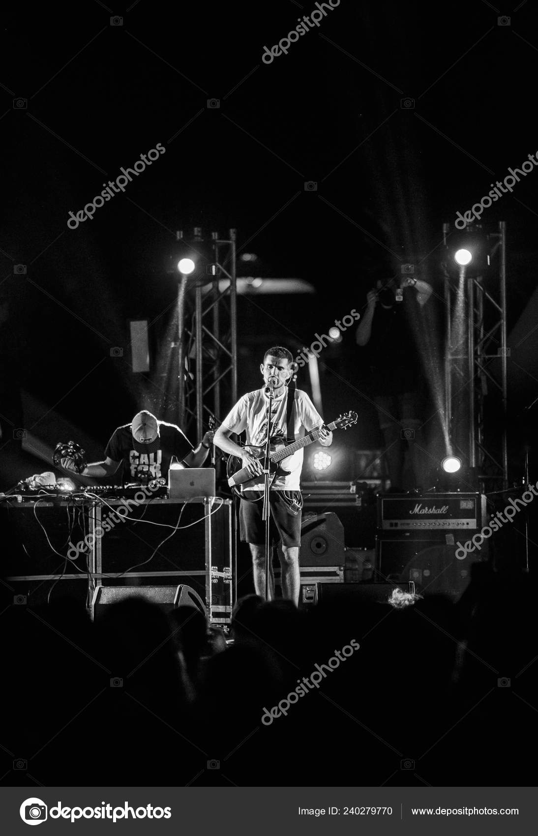 Odessa Ukraine August 2017 Rock Concert Famous Russian Rock Band.