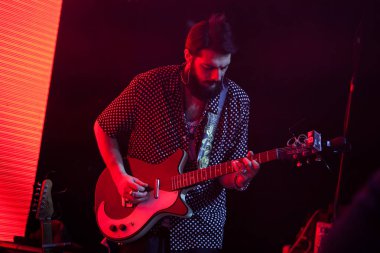 Moskova - 5 Aralık, 2015: sunumu Scriptonite Red Club, uzun zamandır beklenen albüm rap şarkıcıları Basta, Jillz yanında