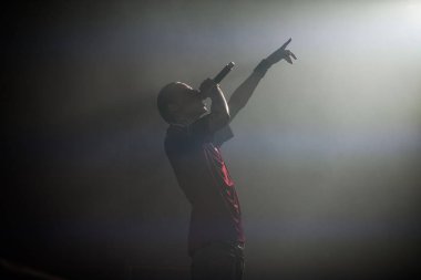 Moskova - Şubat, 20: Uyuşturucu D.O.D gerçekleştirmeyi Ray sadece Arena gece kulübü Moskova, Rusya üzerinde 20 Şubat 2015