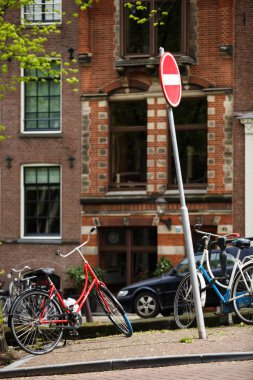 Hollanda, Amsterdam 'ın şehir manzarası 