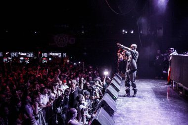 Moskova - Eylül, 2014: Earl Simmons aka canlı Glavclub Moskova, Rusya, 18 Eylül, 2014 performans Dmx