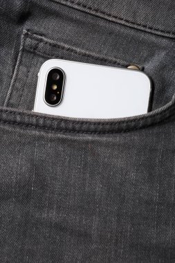 Mariupol, Ukraine-30 Ekim, 2017: Yeni Iphone X akıllı telefon modelinde kapatın. Yeni Apple Iphone 10 hareket eden telefon aygıt