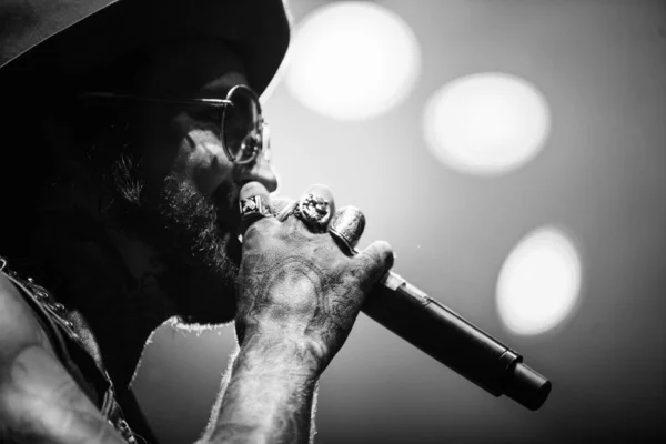 Moscow August 2015 Michael Etna Aka Yelawolf Presents His New — Stock Photo, Image