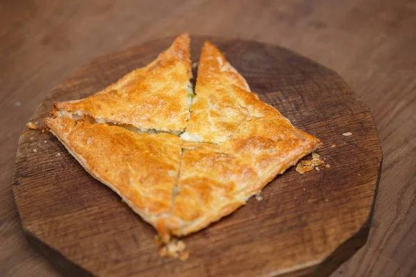 Menú Comida Tradicional Del Restaurante Georgiano Para Cena Disfrute Plato —  Fotos de Stock