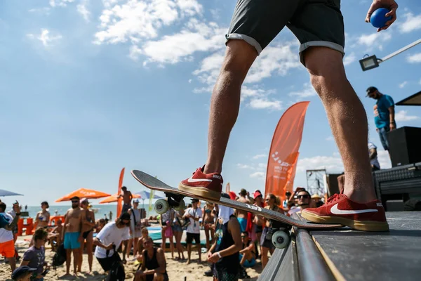 Odessa Ucrania Agosto 2017 Concurso Skate Verano — Foto de Stock