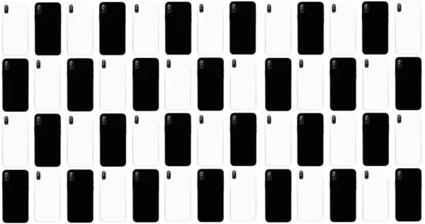 乌克兰马里乌波尔 2017年10月27日 Iphone 车型关闭 配有触摸屏和双摄像头镜头的现代手机 时尚苹果 Iphone — 图库照片