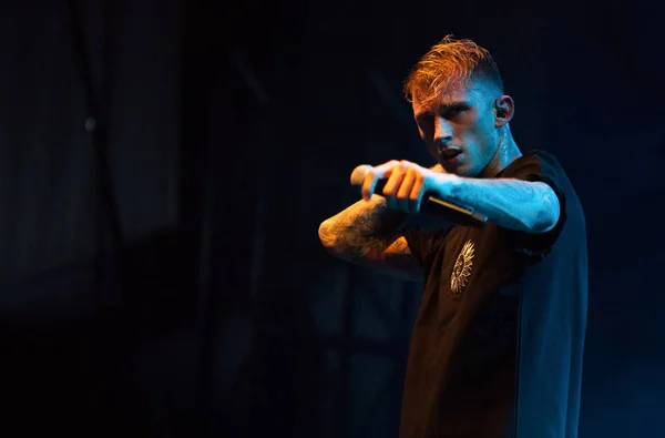 Moscow Noviembre 201 Colson Baker Conocido Como Machine Gun Kelly — Foto de Stock