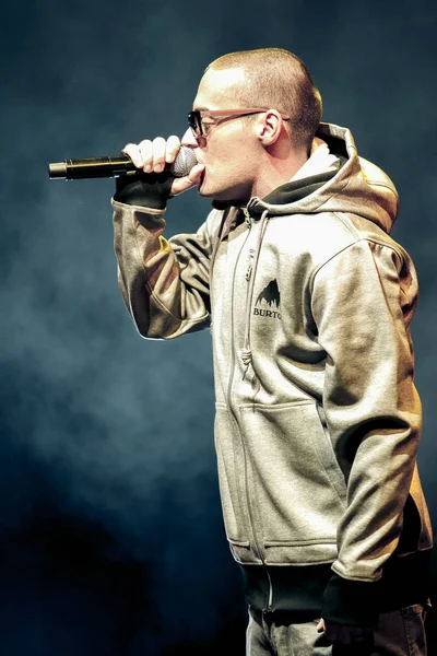 Moscow October 2014 Big Concert Famous Russian Hip Hop Band — Stock Photo, Image