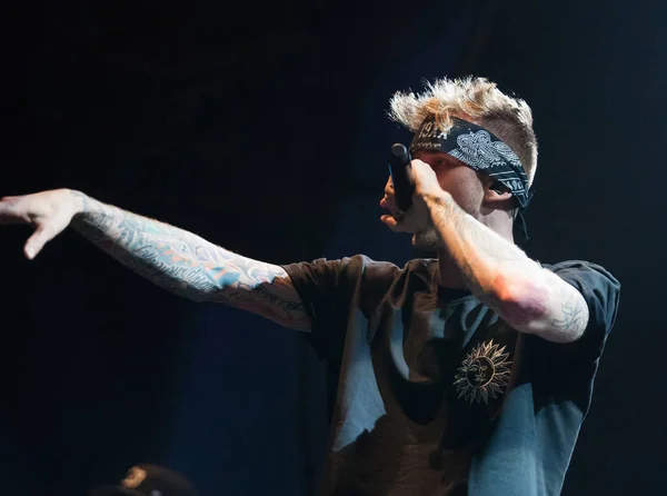 Moscow November 201 Colson Baker Known Machine Gun Kelly Presents — Stock Photo, Image