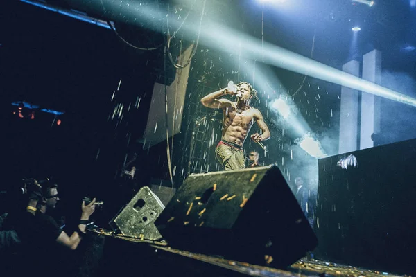Moscow December Travis Scott Performing Glavclub Moscow 6Th December 2014 — Stock Photo, Image