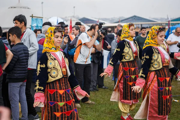 Května 2018 Istanbul Turecko Festival Tureckých Národů — Stock fotografie