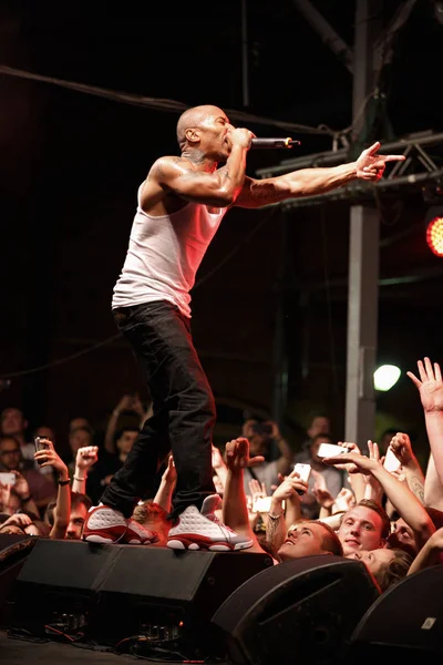 Moscú Agosto 2017 Concierto Banda Rap Onyx Famosa Vieja Escuela — Foto de Stock