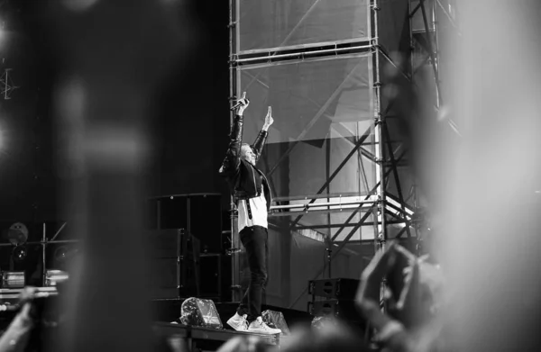 Μόσχα Ιουνίου 2016 Συναυλία Του Macklemore Και Ryan Lewis Ραπ — Φωτογραφία Αρχείου