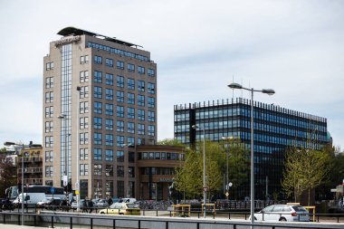 Hollanda, Amsterdam 'ın şehir manzarası 