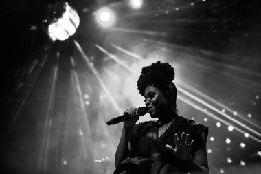 Moskova - 13 Mart 2015: Morcheeba ve Skye Edwards, Moskova