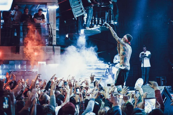 Kid Ink Live Uitvoeren Red Club Moskou Rusland Oktober 2014 — Stockfoto