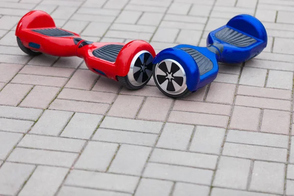 Tehnologie Modernă Transport Electric Mini Segway Scuter Placa Hover Modul — Fotografie, imagine de stoc