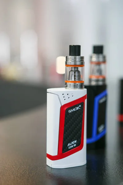 Mosca Dicembre 2016 International Vape Expo Dispositivo Vaper Popolare Mod — Foto Stock