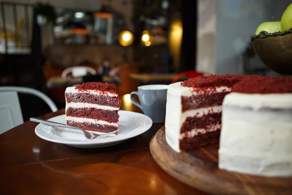 Delicioso Pastel Chocolate Restaurante — Foto de Stock