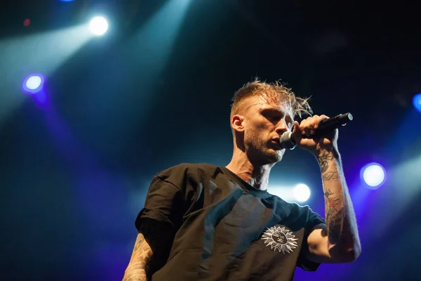 Moscow Novembro 201 Colson Baker Conhecido Como Machine Gun Kelly — Fotografia de Stock