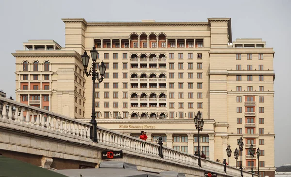 Moscú Octubre 2016 Fours Seasons Hotel Lujo Cinco Estrellas Centro —  Fotos de Stock