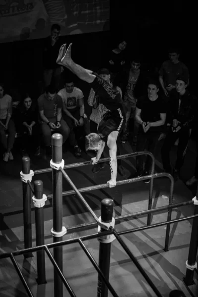 Moscú Marzo 2017 Enfriar Entrenamiento Del Campeonato Arena Dioses Gimnasio —  Fotos de Stock