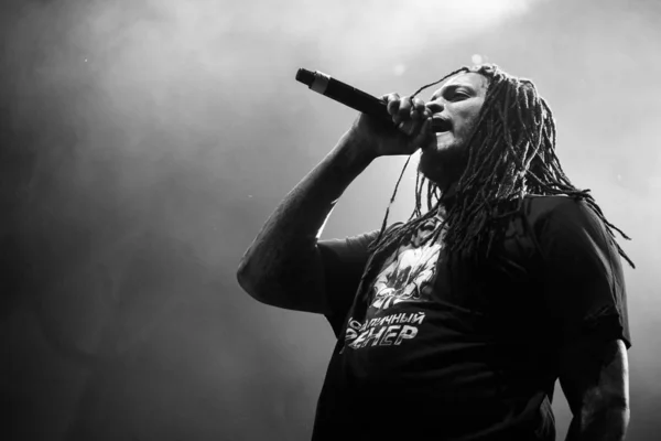 Moskva Februari 2017 Berömda Hiphop Sångerska Waka Flocka Flame Utför — Stockfoto