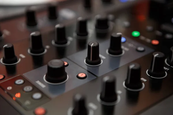 Professioneller Sound Mixing Controller Für Hip Hop Djs Spezialisiert Auf — Stockfoto