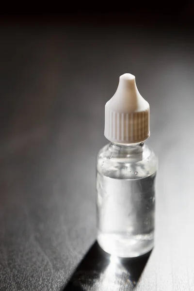 Cig Refill Vätska Vätska För Cig Vaping Enhet Transparent Plastflaska — Stockfoto