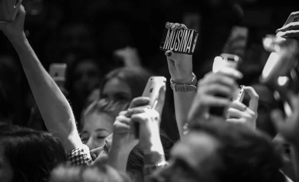 Moskau Oktober 2016 Großes Konzert Des Russischen Rap Sängers Kravz — Stockfoto