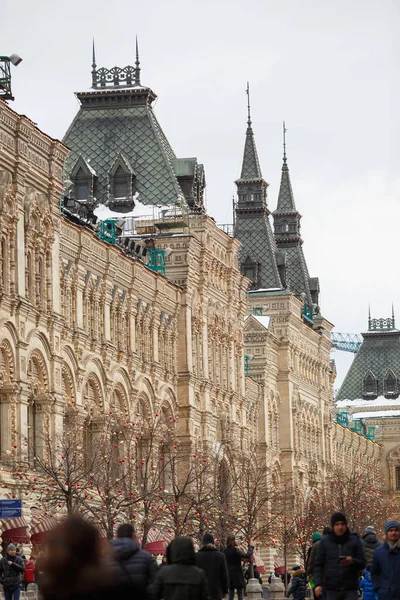 Moscú Rusia Enero 2017 Monumento Plaza Roja Popular Entre Los —  Fotos de Stock