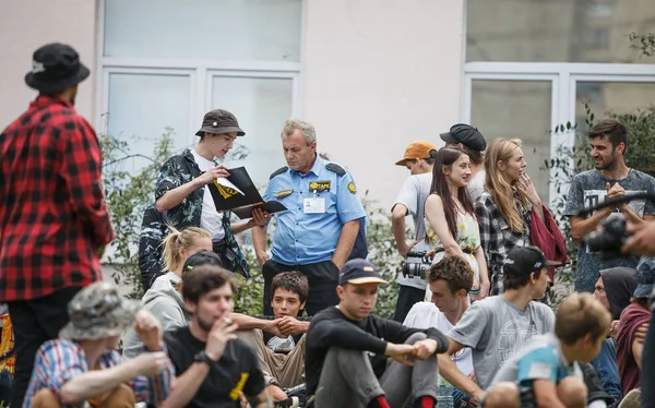 Moskova Ağustos 2015 Açık Saldırgan Silindir Bladers Tamamlama S3T Yarışması — Stok fotoğraf