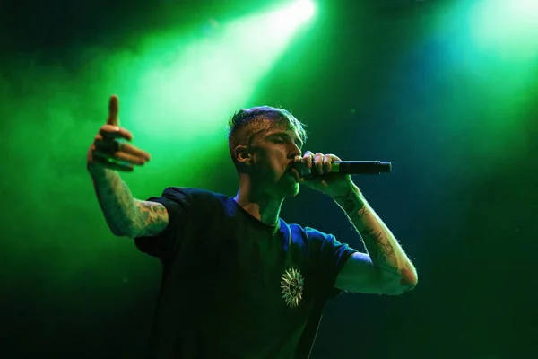 Mosca Novembre 201 Colson Baker Conosciuto Come Machine Gun Kelly — Foto Stock