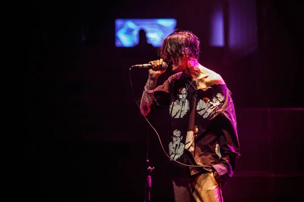 Moscow Março 2017 Concerto Rapper Lil Peep Boate — Fotografia de Stock