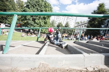 Moskova - 15 Ağustos, 2015: açık saldırgan silindir bladers tamamlama S3t Yarışması. 