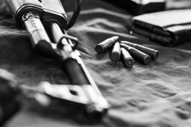 AK47 ve dünyanın her yerinden birçok farklı ülkede kullanılan 7.62 kalibre kurşunlar