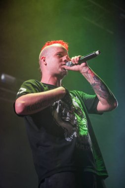 Moskova - Şubat, 20: Uyuşturucu D.O.D gerçekleştirmeyi Ray sadece Arena gece kulübü Moskova, Rusya üzerinde 20 Şubat 2015