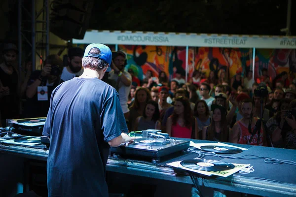 Moscow August 2016 Invisibl Skratch Piklz Bert Styles Shortkut Judging — Stock Photo, Image