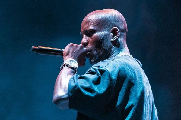 Moscú Septiembre 2014 Earl Simmons Alias Dmx Actuando Vivo Glavclub — Foto de Stock