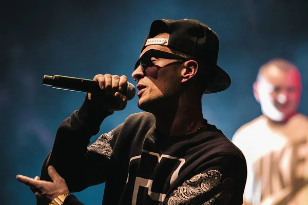 Moskva Oktober 2014 Stora Konsert Berömda Ryska Hip Hop Bandet — Stockfoto