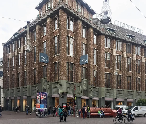 Hague Netherlands April 2018 Traditional Architecture City Street Den Haag — Stock Photo, Image