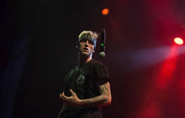 Moscow Novembro 201 Colson Baker Conhecido Como Machine Gun Kelly — Fotografia de Stock